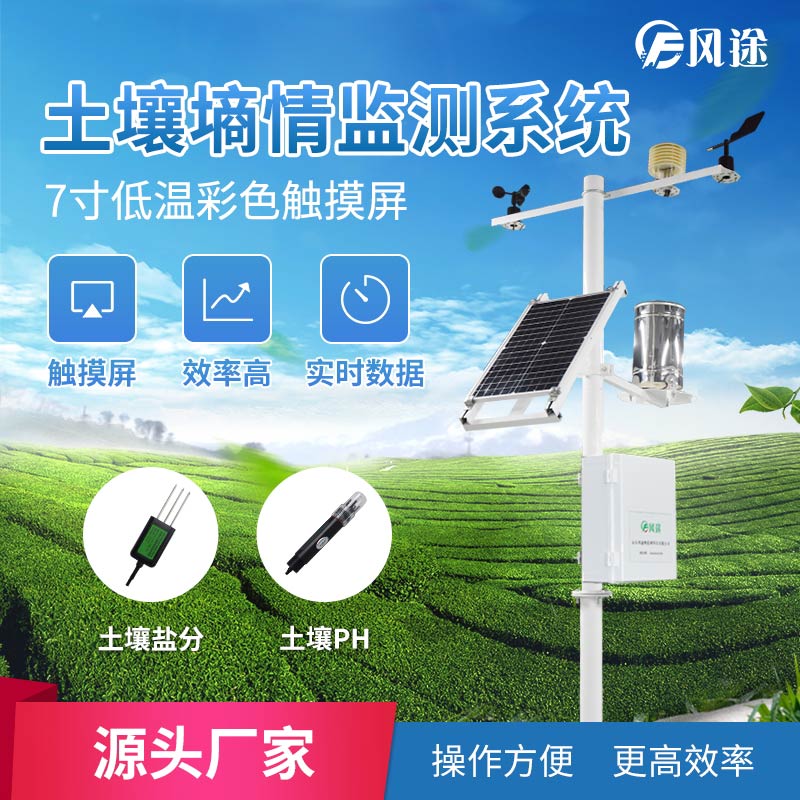土壤墑情監測系統，長期連續監測土壤水分